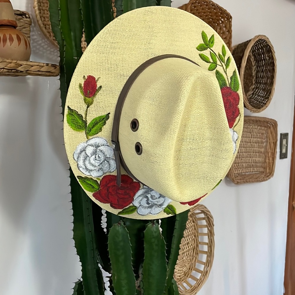 Hand painted hat